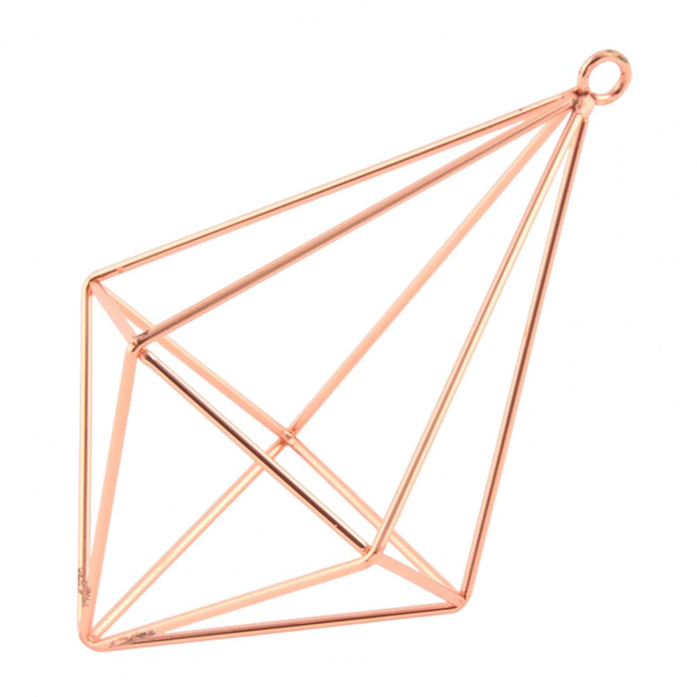 Metall Pflanzenständer Vermehrungsstationen Glas Terrarium Pflanzen Geometrische bilden Pflanze Eisenständer Luftpflanzenhalter Heimat Dekor: L / verrotten