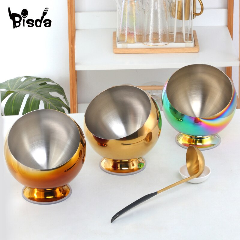 1Pcs Rvs Kruiden Container Kommen Spice Gereedschap Voedsel Opslag Voor Kruiden Knoflook Koriander Voor Openbaar Gebruik