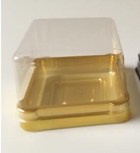 100sets Clear Plastic Wedding Cupcake Boxes for Bridal Shower Christmas Party Boxes Cake Dome Packaging Favors Boxes: C