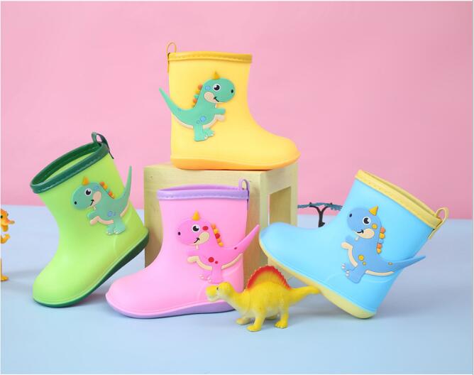 Kids Shoes Classic Children's Shoes Pvc Rubber Kids Baby Cartoon Shoes Children's Water Shoes Waterproof Rain Boots