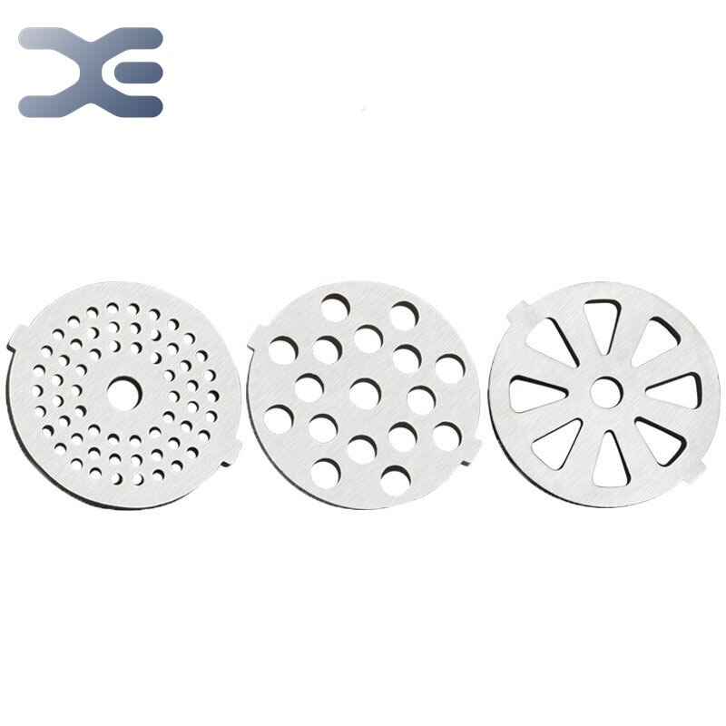3Stck einstellen Fleischwolf Teile Für Panasonic (57,6mm) durchmesser Edelstahl Acesorios Para Amoladora (4mm) Dicke