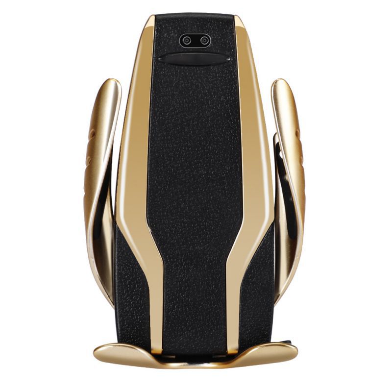 Car Phone Holder 1PCS Automatic Clamping Smart IR Sensor Car Mount Phone Wireless Charger Holder: 3