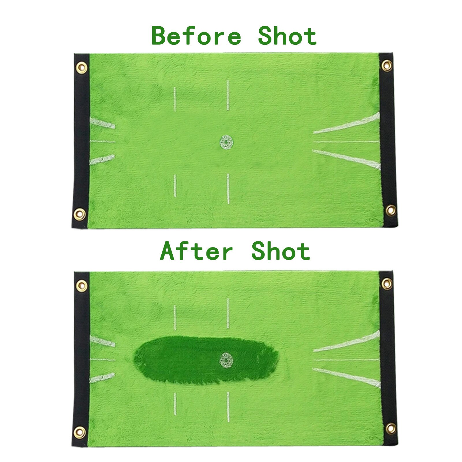 Golf Tapis D'entraînement pour Balançoire Détection Bâton Mini Golf Pratique Formation Jeu et pour le Bureau À La Maison Usage Extérieur #
