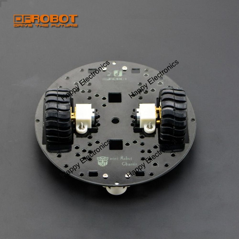 DFRobot 2WD miniQ Robot Chassis / mobile robot platform, 6V with N20 Motors /Universal ball caster Wheels for students hobbyists