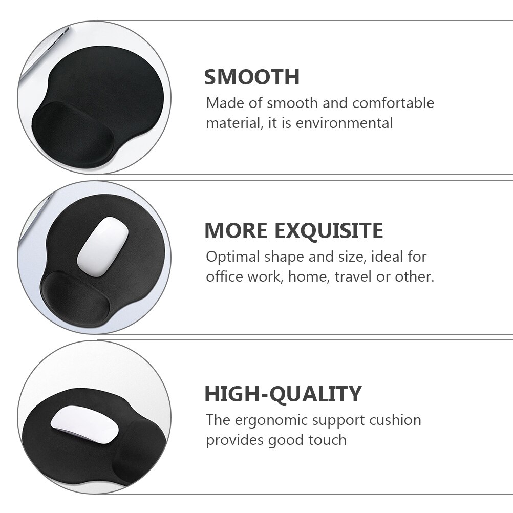 3pcs Ergonomic Pad Wrist Rest Support Pad Wrist Pain Relief Pad