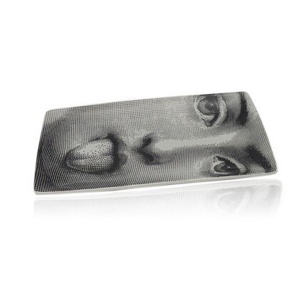 Rectangle Human Face Plates: G