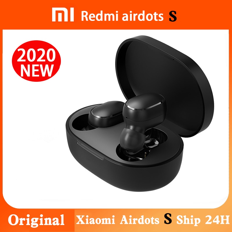 Xiaomi-auriculares Airdots S Tws Redmi Airdots Pro 2, auriculares inalámbricos con Bluetooth 5,0, auriculares para videojuegos con micrófono y Control de voz