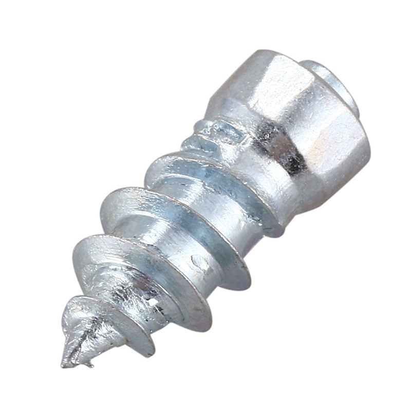100Pcs 15mm/0.59 Inch Steel Wheel Tyre Stud Screws Snow Tire Spikes for Car Auto SUV ATV Snow Nail Anti-Slip Screws