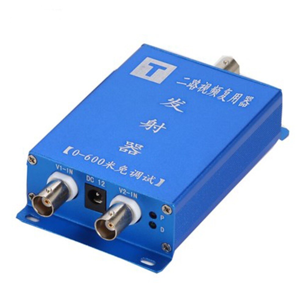 Cctv Camera 2ch Coaxial Cable Video Signal Multiplexer Adder Video Converter/ Transmission Immunity with Signal Transmission
