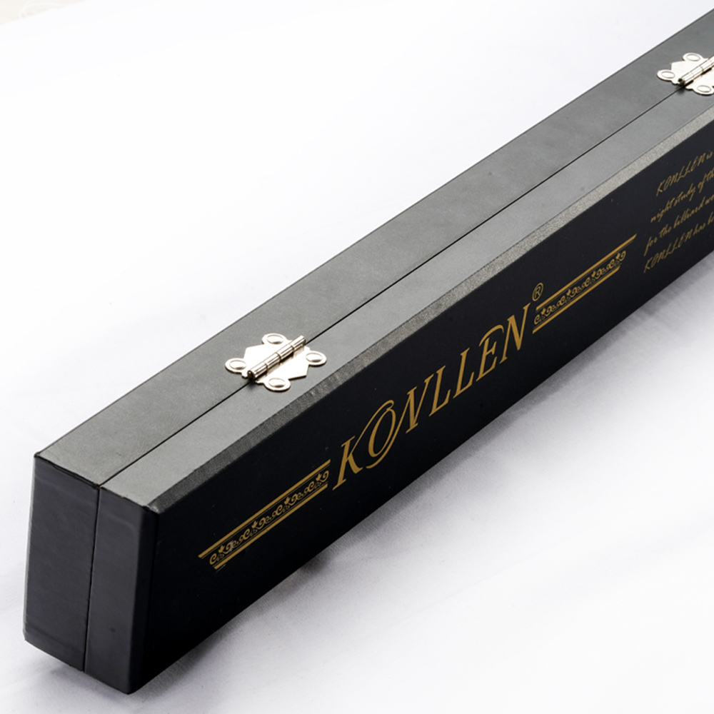 KONLLEN Billiards Box 2 Holes 82cm Length Wood Case Protect The Cue Pool Cue Stick Case Waterproof Box Billiards Accessories
