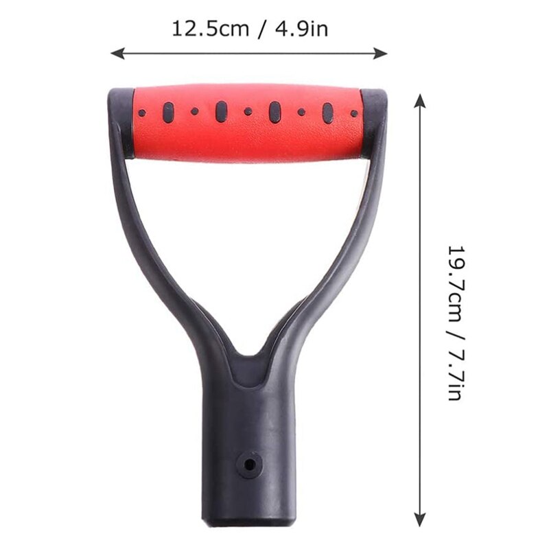 Poignée de pelle en plastique, protection des mains, accessoires de jardin pour la neige, outil de râpage