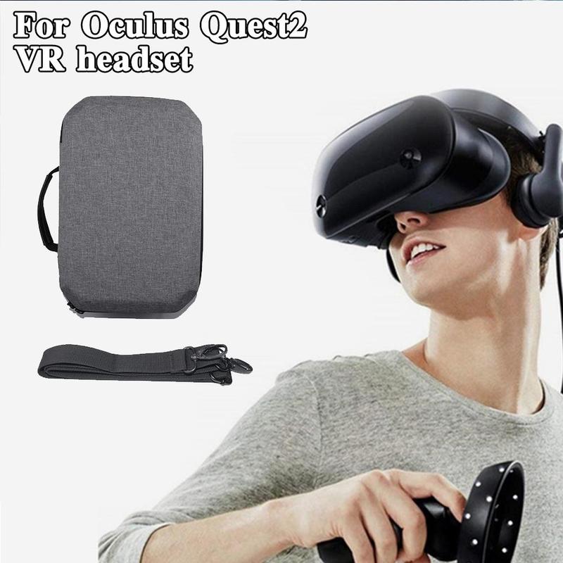 Protable Vr Accessories For Oculus Quest 2 Vr 2 Carrying Case Quest Storage Box Headset Protective Eva For Oculus Trave J4I5