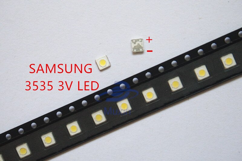 500Pcs Voor Samsung Led Lcd Backlight Tv Toepassing Led Backlight 1W 3V 3537 3535 Koel Wit Led lcd Tv Backlight Tv Toepassing