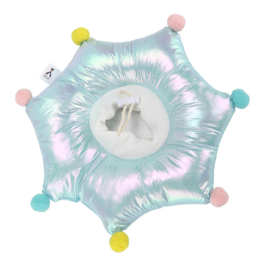 Soft Cat Recovery Collar Waterproof Shrinkable Adjustable Small Hair Ball Filled with Cotton Collar Cat Supplies