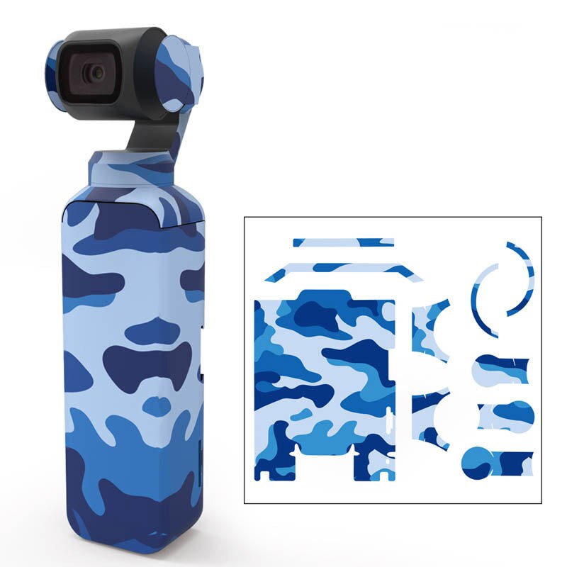 Body Decals For DJI OSMO POCKET Accessories Waterproof 3M PVC Stickers Body Decals Film For OSMO POCKET Handheld Gimbal Camera: Red