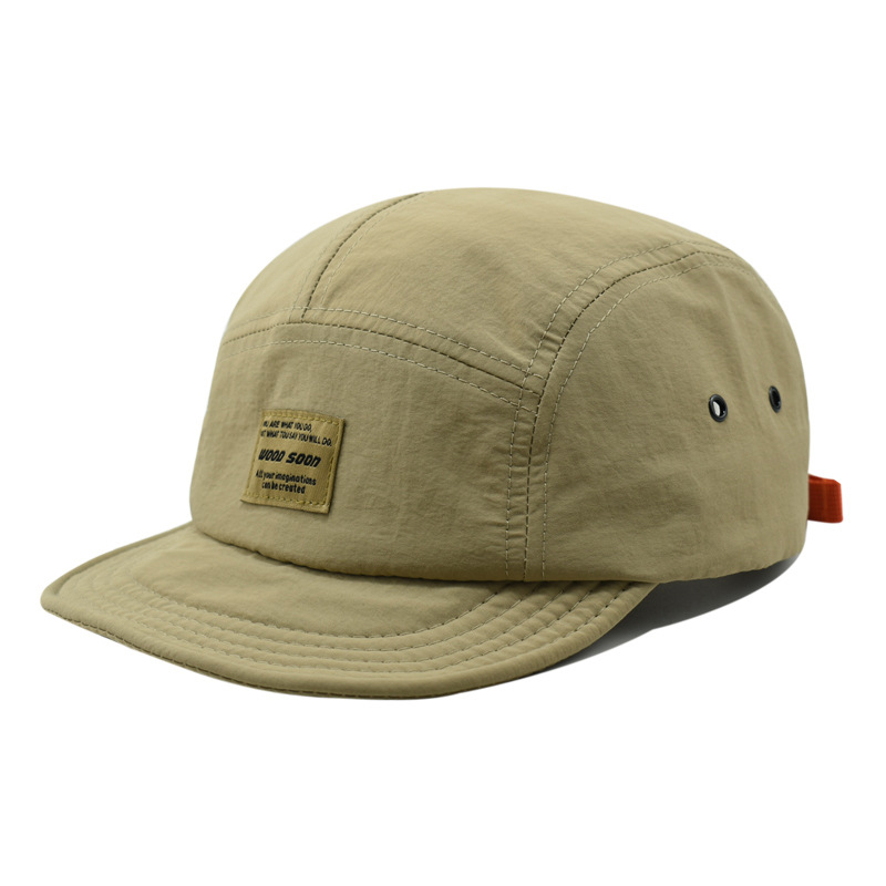 Gorra de pico de pato de ala corta, sombrero Retro versátil para el sol, gorra de béisbol suave de verano: Verde