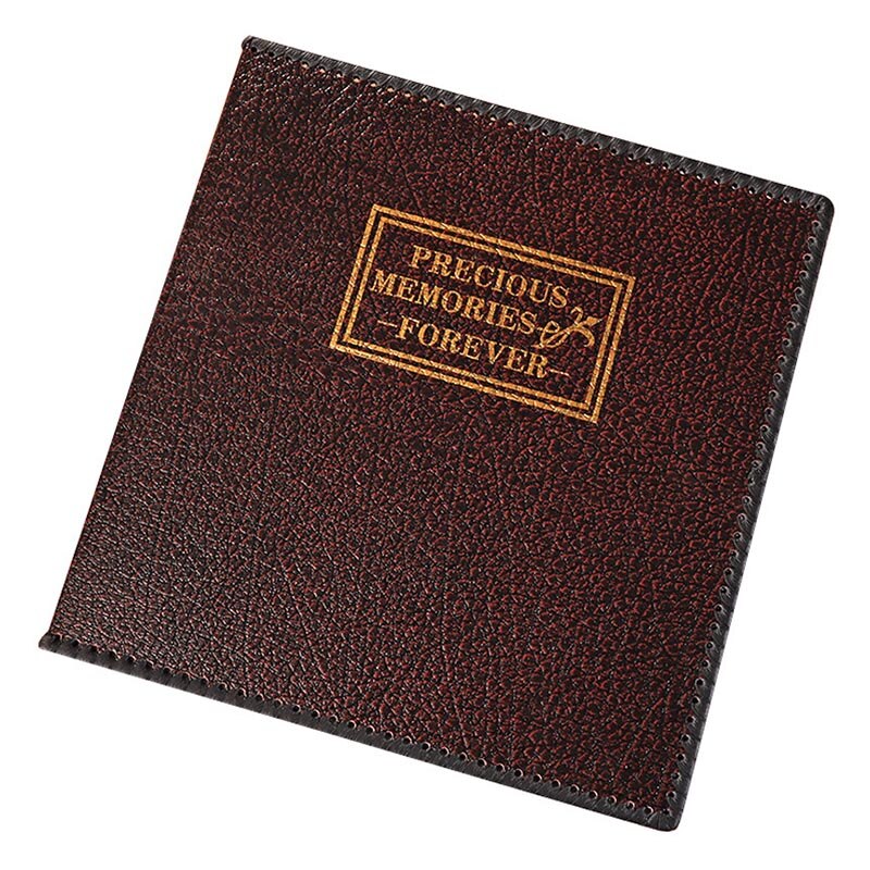 Large 12 Inch PU Leather Album Retro Manual DIY Sticker Album Family Scrapbook Marriage Memory Record Photo Collection: Default Title