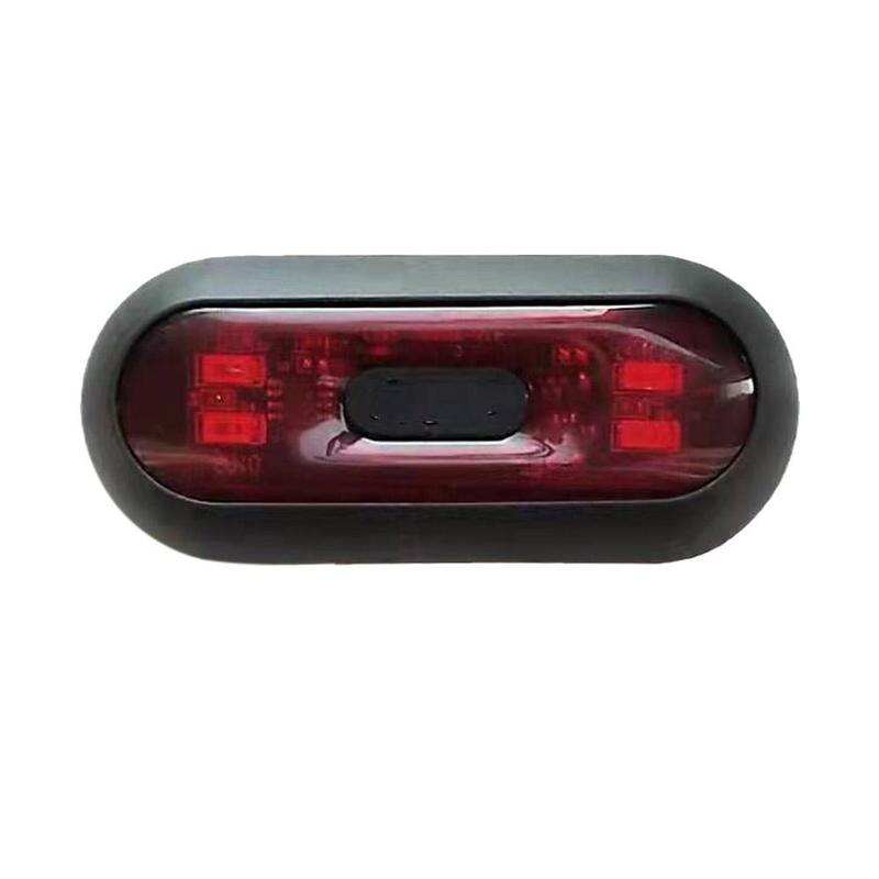 Luz trasera para casco de motocicleta, luz de advertencia intermitente, resistente al agua, todoterreno, ATV, modificado: Default Title