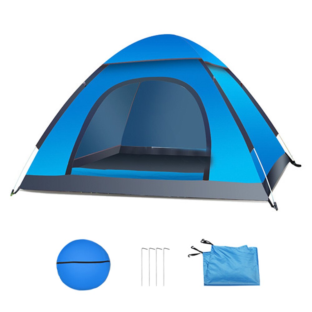 Outdoor Automatic Tent with Top Roof Shield Waterproof Camping Tent Folding Beach Tent for Camping Fishing Hiking