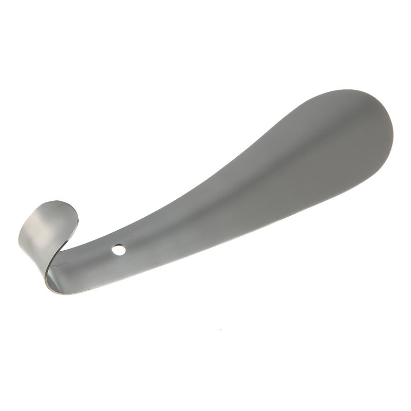 Long Shoe Horn tainless Steel Silver Metal Shoe Horn Easy Handle Spoon Leather Strap Travel Shoehorn Remover Flexible Shoe Horn