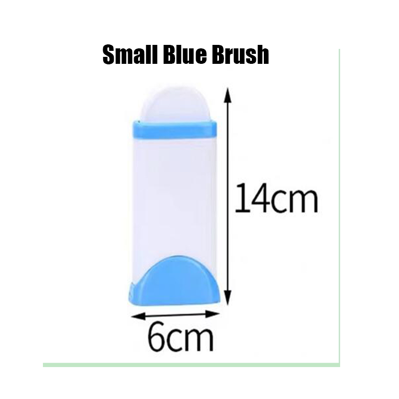 Pet Hair Remover Roller Lint Steken Roller Verwijderen Hond Kat Haar Van Meubels Tapijten Kleding Borstels Hand Cleaning Tools: small blue