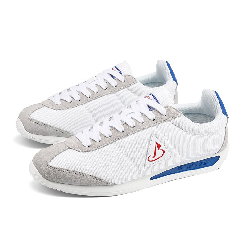 Men Shoes Spring Autumn Style Forrest gump shoes Comfortable Light Casual Driving Hard-Wearing Shoes: White / 7.5