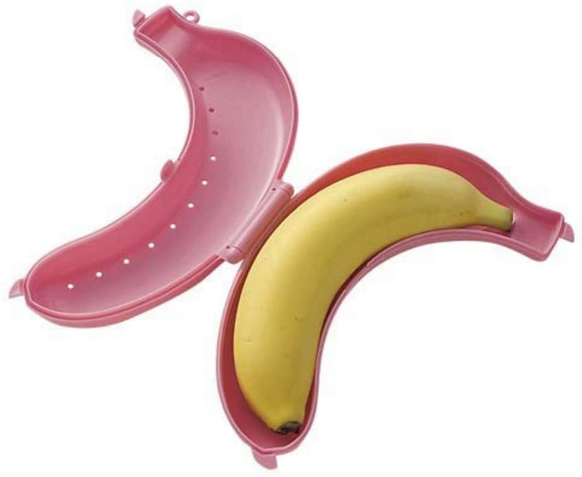 Banana Case,3 Pack Verschillende Kleuren Banaan Houder Outdoor Reizen Leuke Banaan Protector Opbergdoos