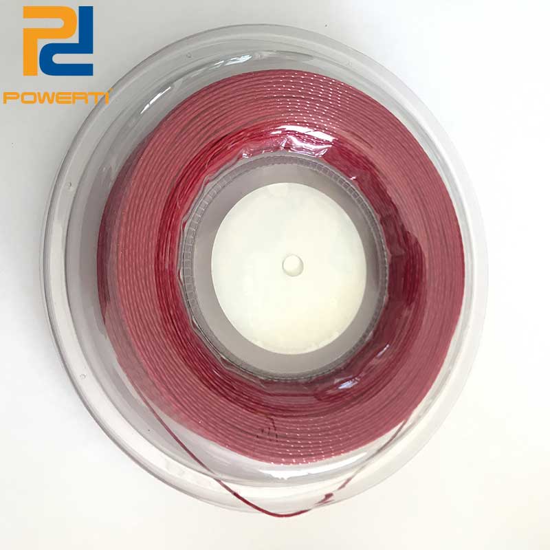 POWERTI 1.23mm Twist Tennis String Polyester Gym Control Tennis Training String 200m Reel Outdoor Sport String