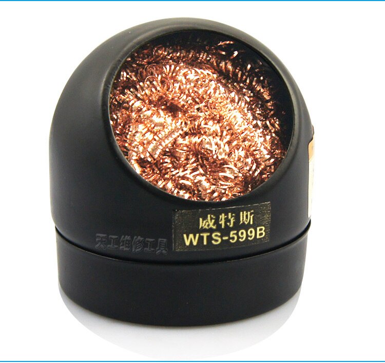 Soldering Iron Tip Cleaner with Wire Sponge Detin Tools Clean Copper wire BGA tool