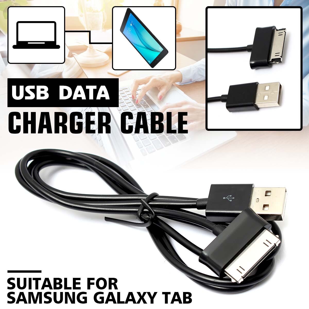 USB Data Charger Charging Cable Voor Samsung Voor Galaxy Note 10.1 GT-N8000 N8010 Tab Voor Tablet