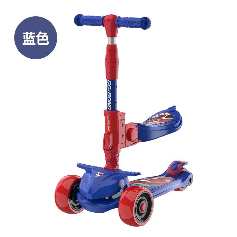 Baby Scooter Kan Zitten Op Een Voet Slide 1-3-6-12 Jaar Oude Baby Kind Pedaal opvouwbare Katrol: 5