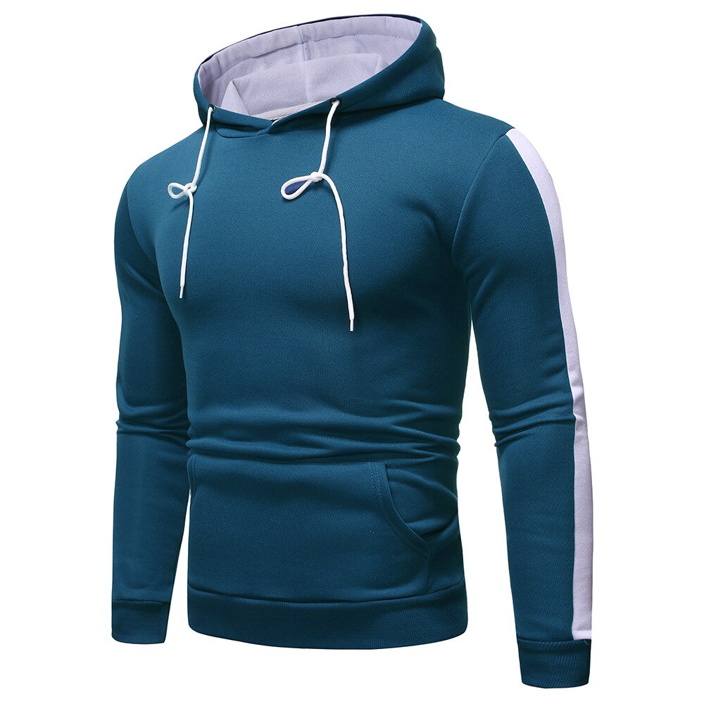 Felpe con cappuccio larghe Casual da uomo blu nero grigio sport traspirante Top