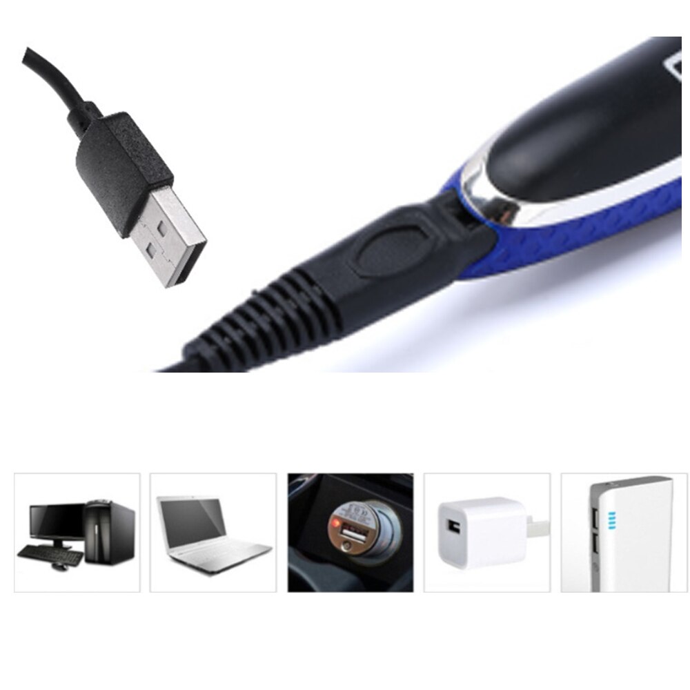 USB Rechargeable Men Shaver Edged Razor Nose Hair Trimmer Multifunction Trims Full Kit Shaver