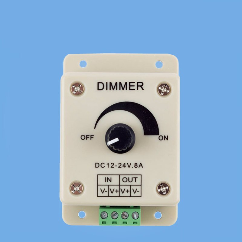 LED Knopf Einzigen Farbe Licht Modulator Dimmer 0-100% Stufenlose Dimmen DC12-24V Für LED Lampe Streifen einfarbig Regler