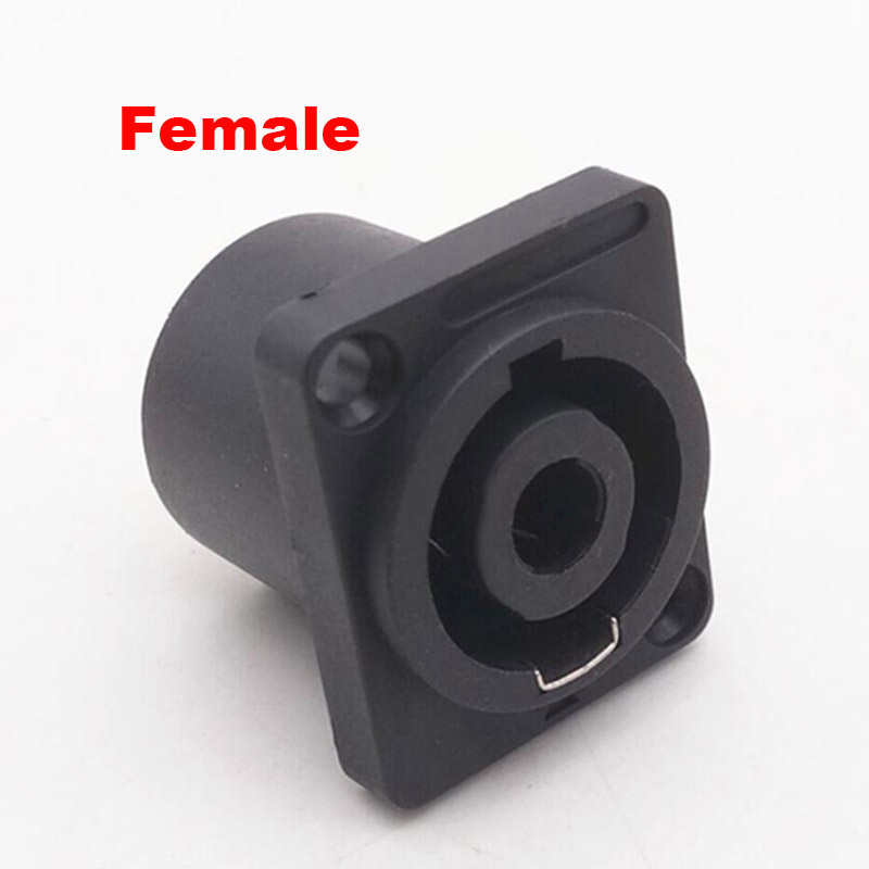 4pins NL4FC Sprechen Anschlüsse Typ 4 Pole Stecker Männlich Lautsprecher Audio Stecker Set männlich/weiblich stecker jack Audio lautsprecher Anschlüsse B: Lavendel