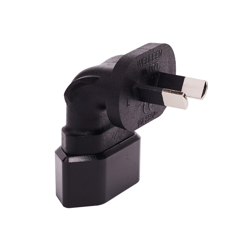 Australia Socket AC Power Adapter European French Wire Connector Converter Male To Female Socket Conversion Plug 10A 250V