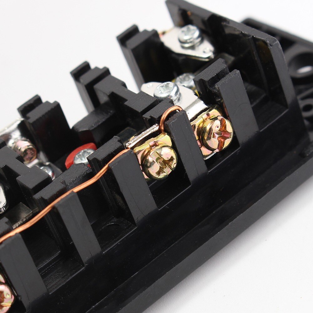 Rolling Door Up Down Stop 3 Buttons Black Plastic Housing Push Button Switch