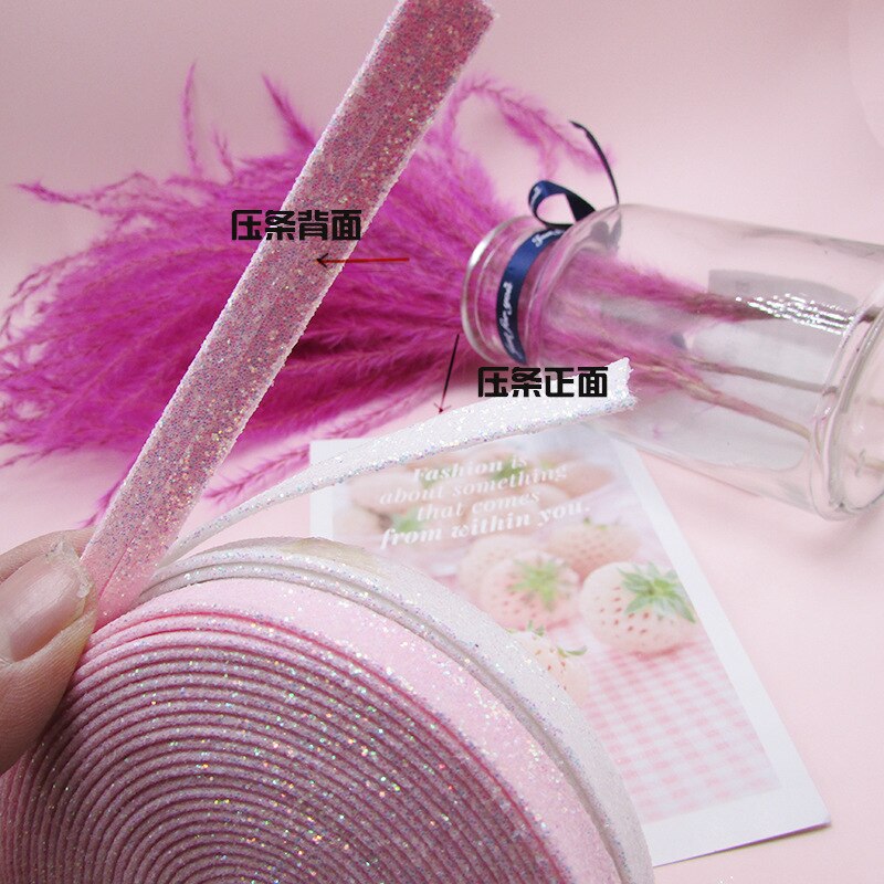 5 meter 10mm glitter pailletten linten voor doe-het-zelf knutselen naaien stof haar strikken clips accessoires feest bruiloft benodigdheden inpakpapier