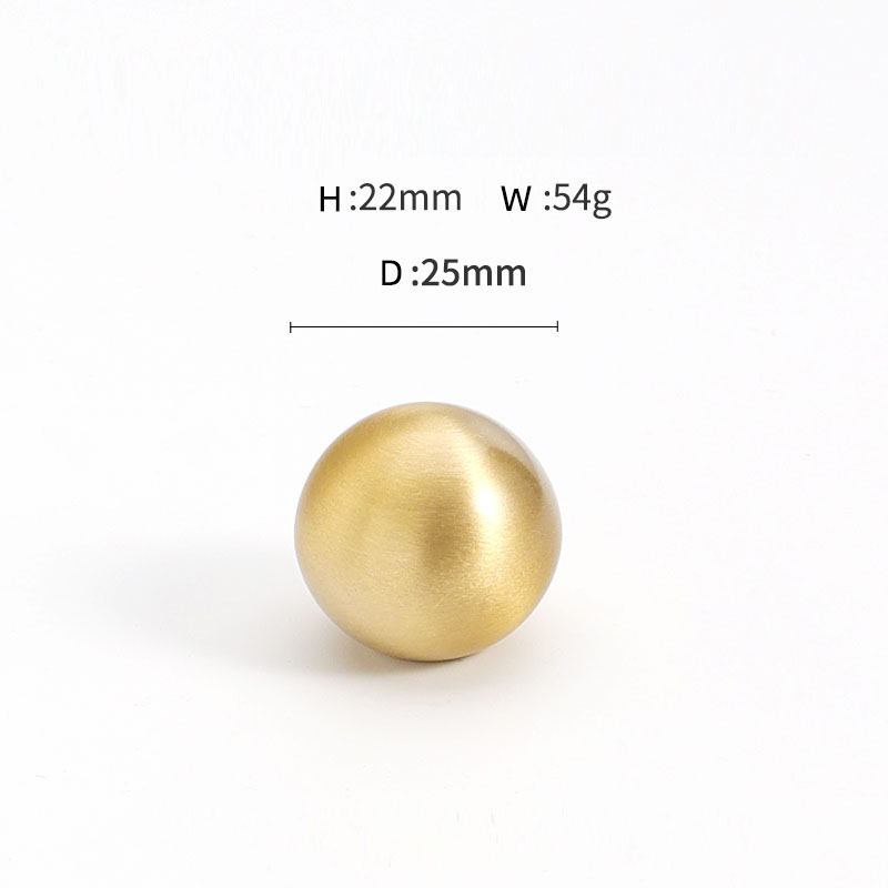 Brass Round Ball Furniture Handles Drawer Knobs Cabinet Gloden Wardrobe Door Pulls Modern Minimalist Bathroom cabinet: Blue