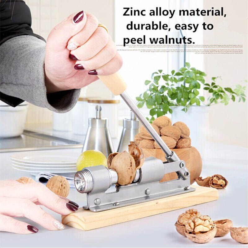 Heavy Duty Pecan Filbert Walnut Nut Hazelnut Cracker Nutcracker Clamp Plier Sheller Crack Almond Kitchen Clip Tool Machine