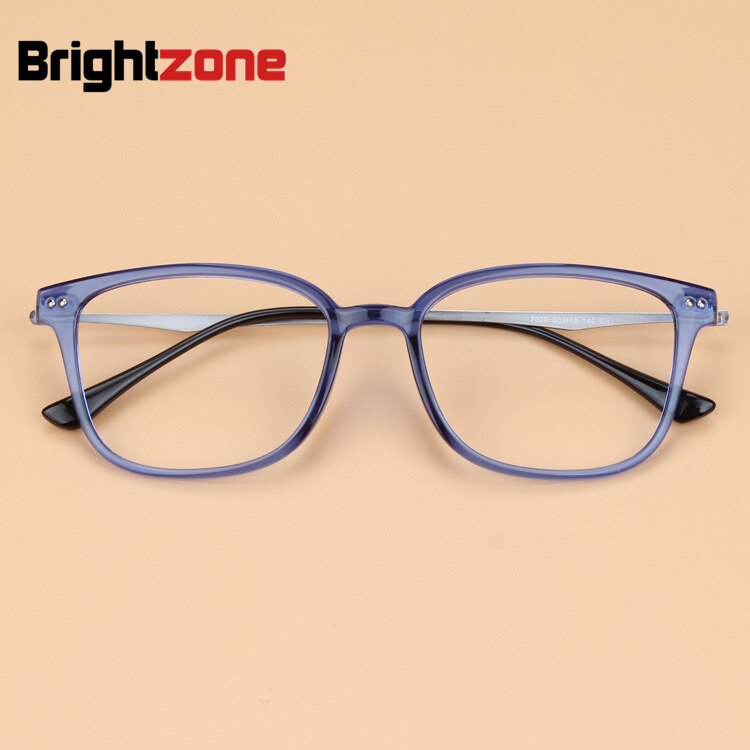 High-end mannen Vintage Pees Materiaal OV Bijziendheid Brillen Vrouwen Mode Geek Grote Optische Brilmontuur Beter dan TR90