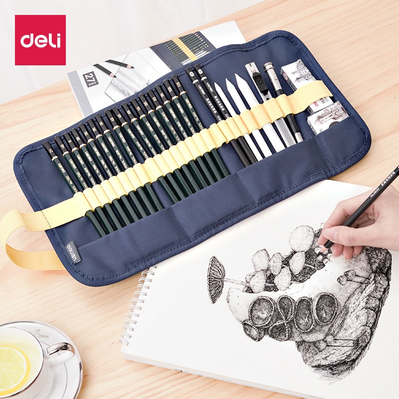 27 pieces per set Sketch pencil set beginner painting drawing tools students with art supplies painting adult set