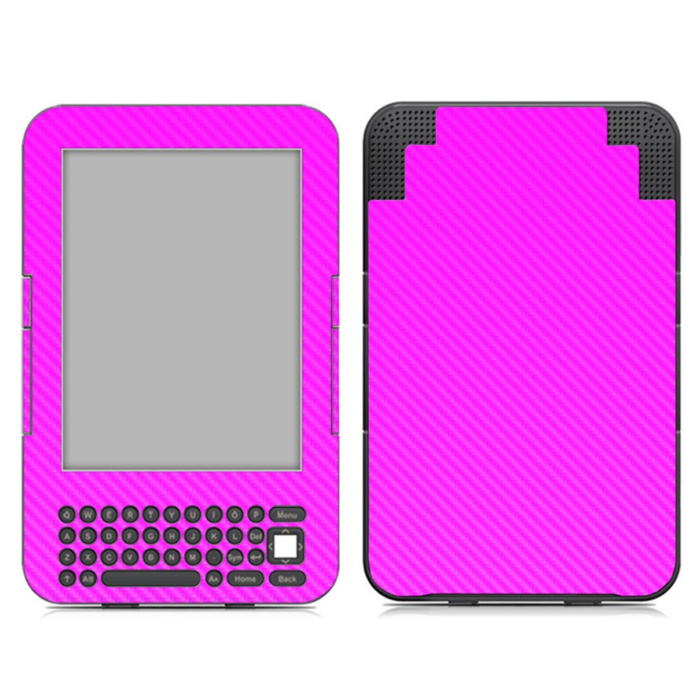 for Kindle 3 Keyboard k3 carbon fiber skin sticker