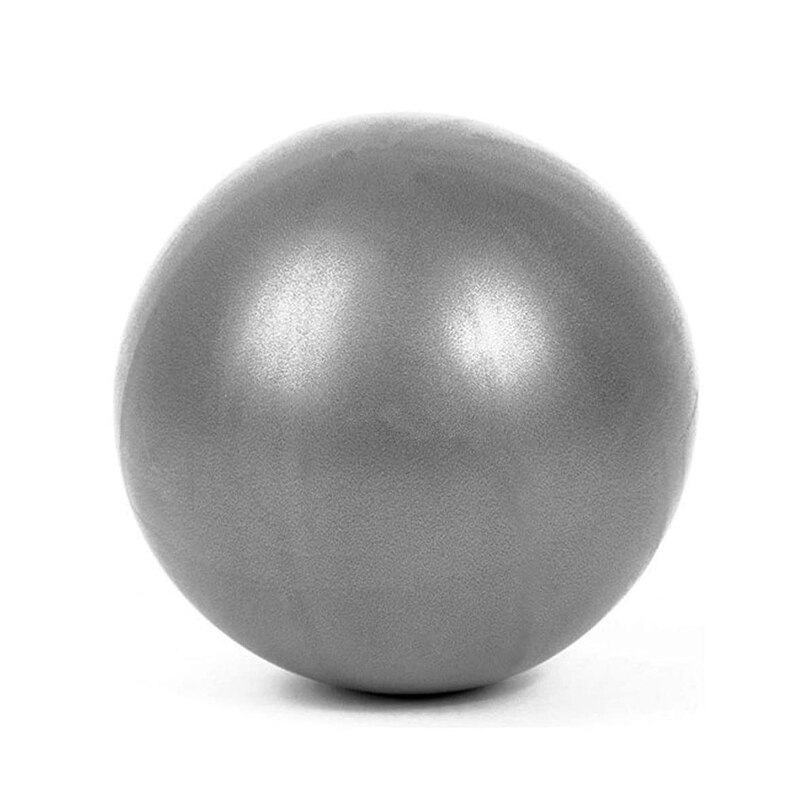 25cm Mini Yoga Ball Pilates Ball Stability Exercise Training Anti-burst And Anti-slip Ball With Inflatable Tube: 1pc