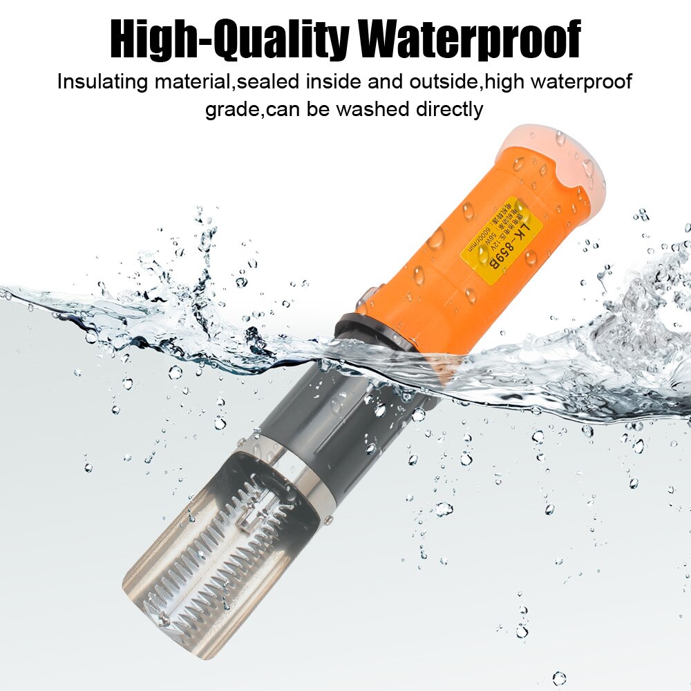 Electric Fish Scaler 6000 RPM EU Plug Fish Scale Planer Seafood Tools Fishing Scalers Scraper