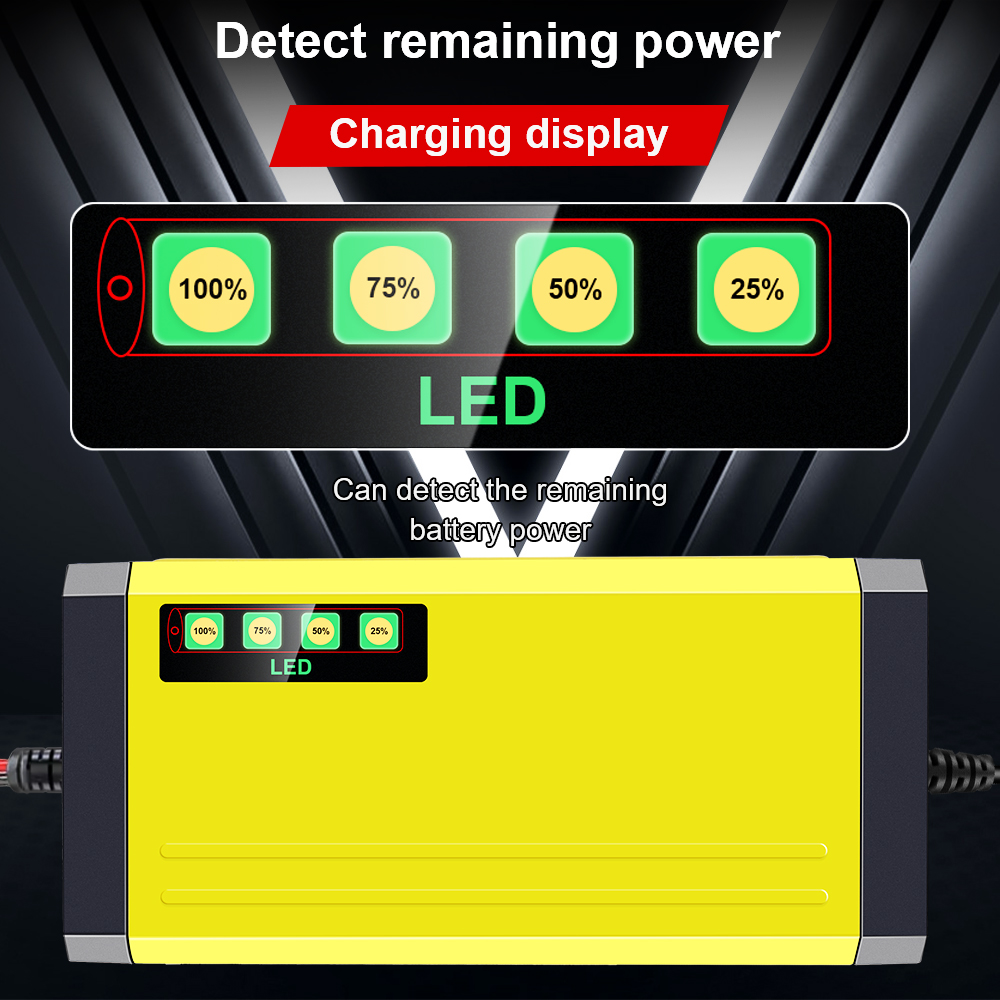 Led Display Auto Acculader 12V 2a Moto Truck Acculader Nat Droog Lood Zuur Accu 220V Power Puls Reparatie Lader