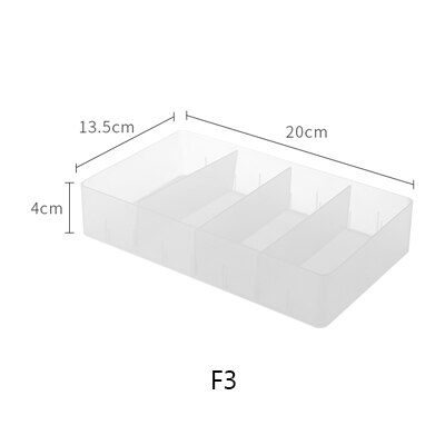 SUNEE Plastic Make Organizer Make Storage Box Cosmetische Lade Organizer Jewerly Container Nagellak Organizer: F3