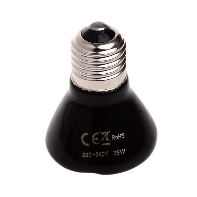 220v små mini keramiske emittervarmerlampe pærer langt ir varmekammer: 75w