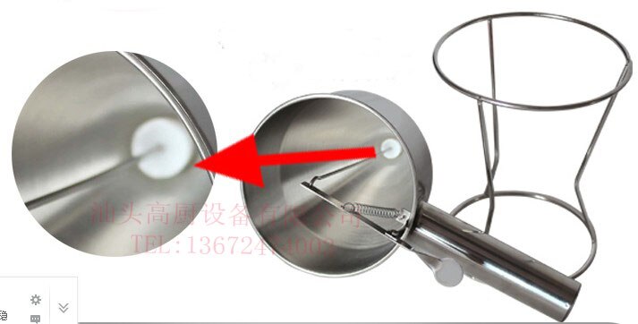 stainless steel batter dispenser waffle maker dispenser takoyaki funnel takoyaki tools