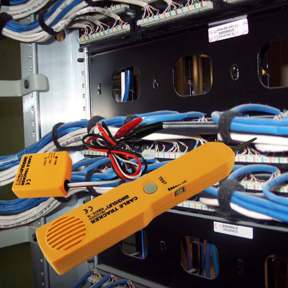 Linea telefonica Cavo inseguitore filo Tracciante tester mittente e ricevitore kit Tono di Continuità Del Telefono di Rete